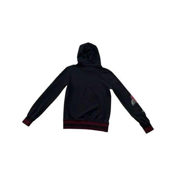 Dolce & Gabbana mens Floral patch black hoodie sweater size 46 - Picture 2 of 6